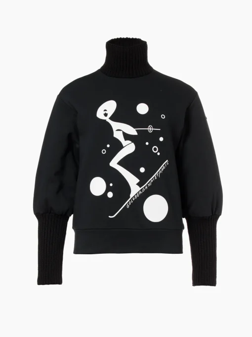 Chalet Wear|Sweaters & Hoodies-Goldbergh VOYAGE Turtle Neck Sweater black