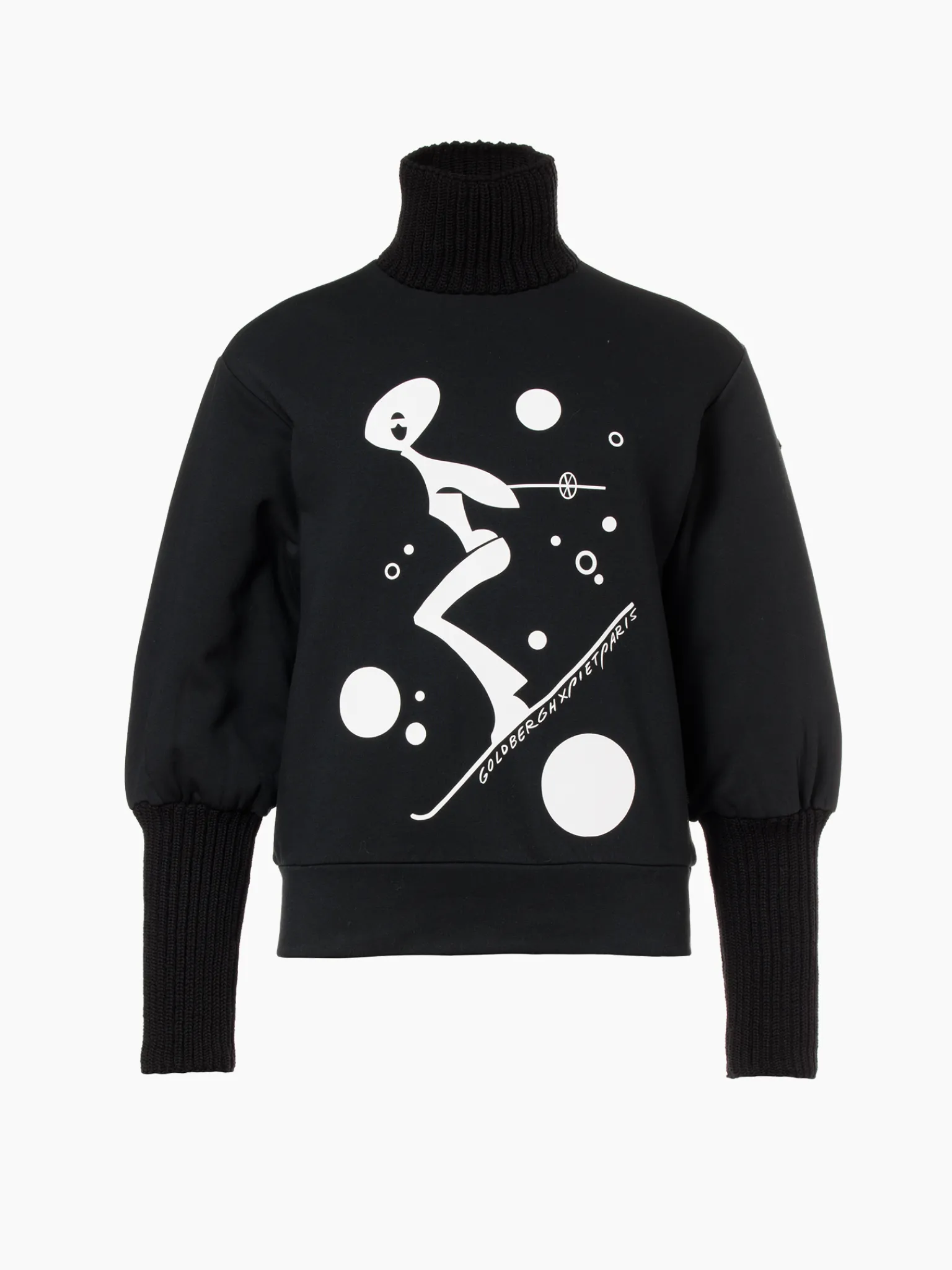 Chalet Wear|Sweaters & Hoodies-Goldbergh VOYAGE Turtle Neck Sweater black